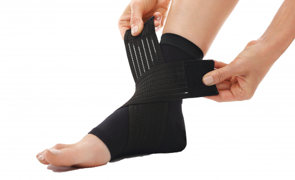 Изображение бандажа на голеностопный сустав - поддержка и защита для здоровья ног