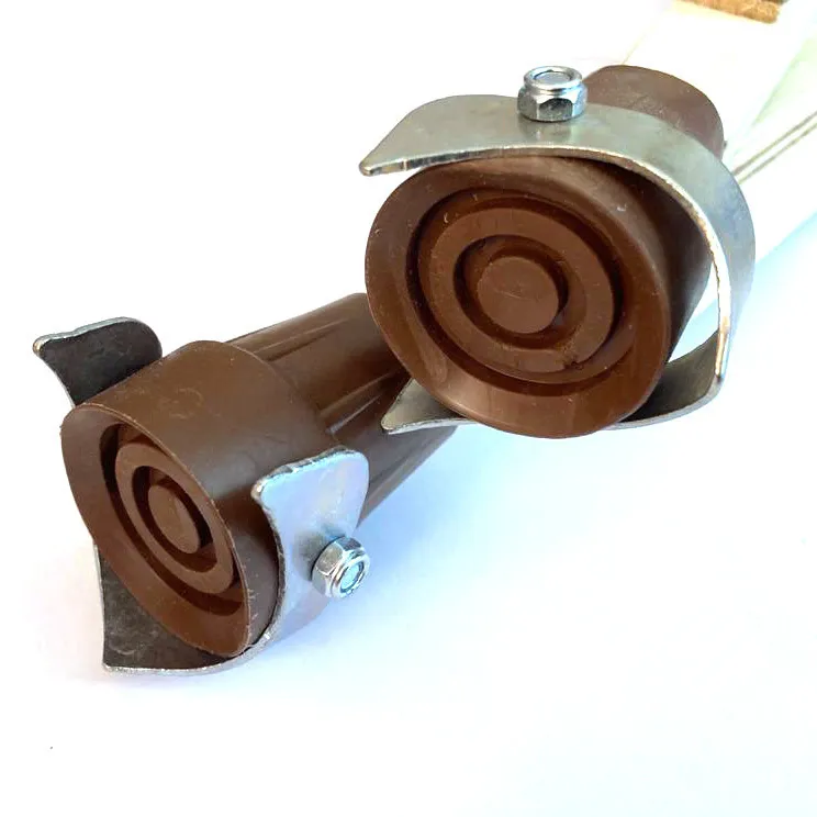 Костыли подмышечные деревянные с мягкими ручками Мега-Оптим 02-КИ с УПС